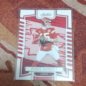 Patrick Mahomes Chiefs Football Card
